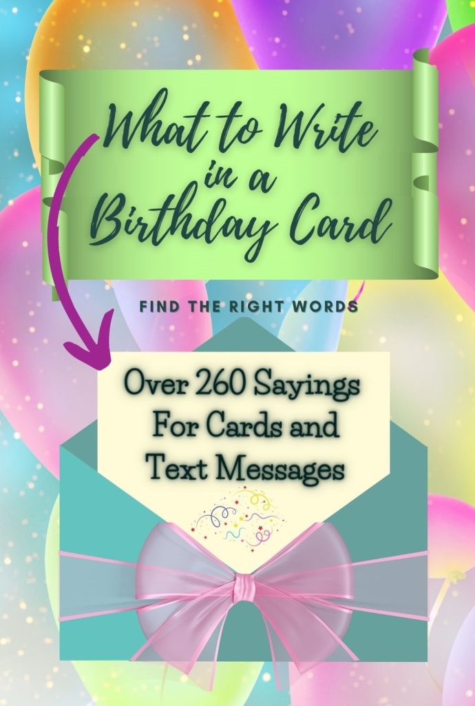 What to Write in a Birthday Card